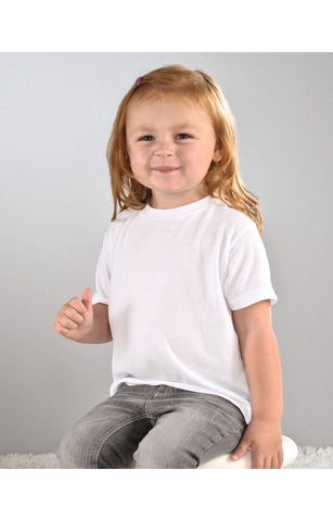 Childrens' White Sublimation Shirt